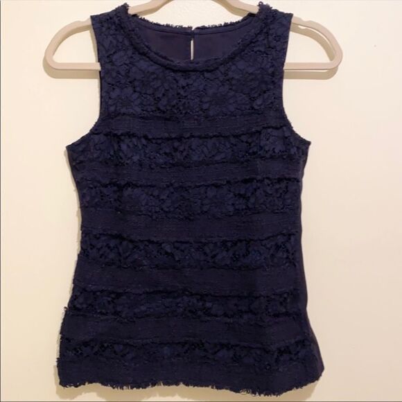 J. Crew Navy Blouse. - Picture 12 of 12